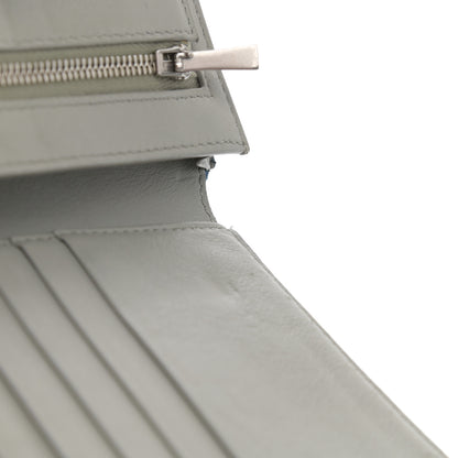 Celine Grained Calfskin Medium Multifunction Strap Wallet Cloud 9 of 11