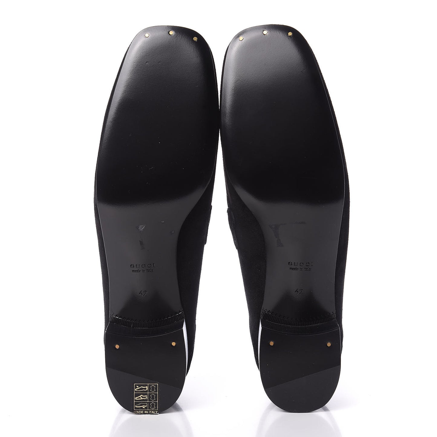 Suede Web Womens Loafers 42 Black