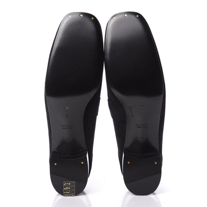 Gucci Suede Web Womens Loafers 42 Black 6 of 12