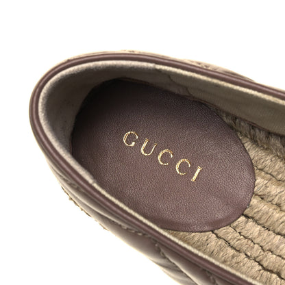 Gucci Nappa Matelasse GG Marmont Espadrilles 35.5 Porcelain Rose 7 of 7