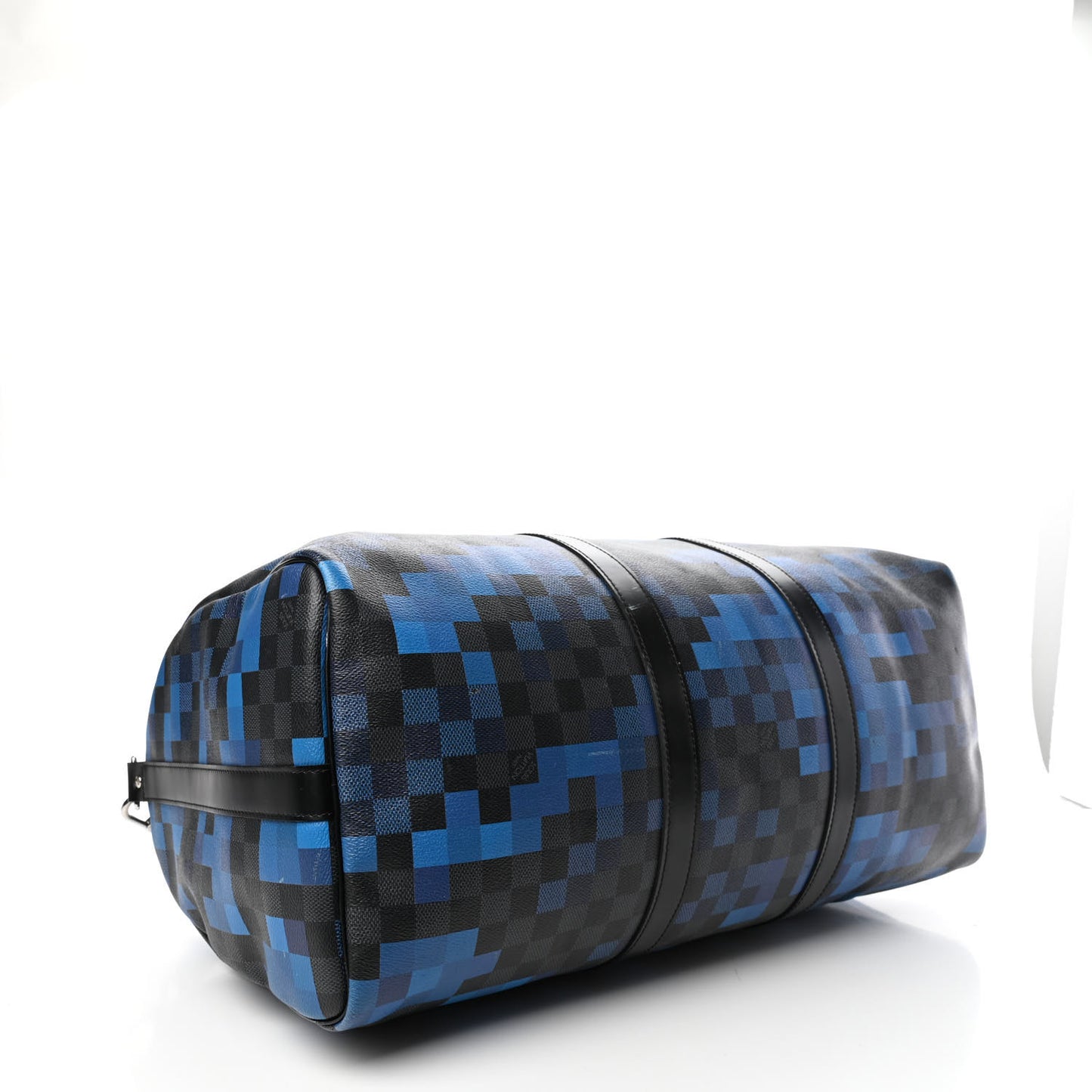Damier Graphite Pixel Keepall Bandouliere 50 Blue