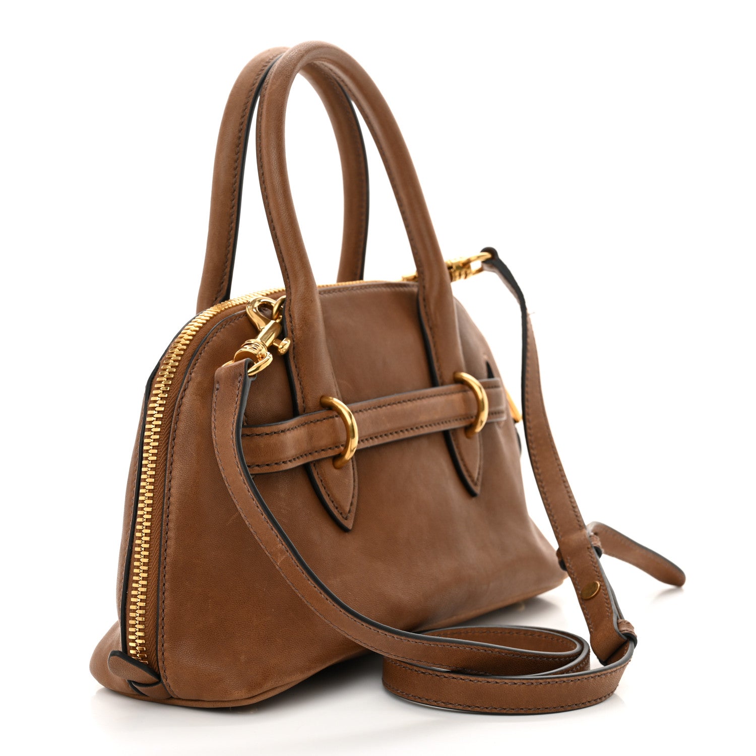 Miu Miu Nappa Aviator Small Aventure Bag Rovere 1686863 – FASHIONPHILE