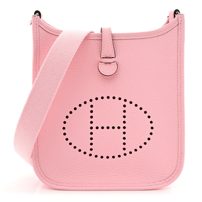 Hermes Taurillon Clemence Evelyne TPM Rose Sakura 1 of 11