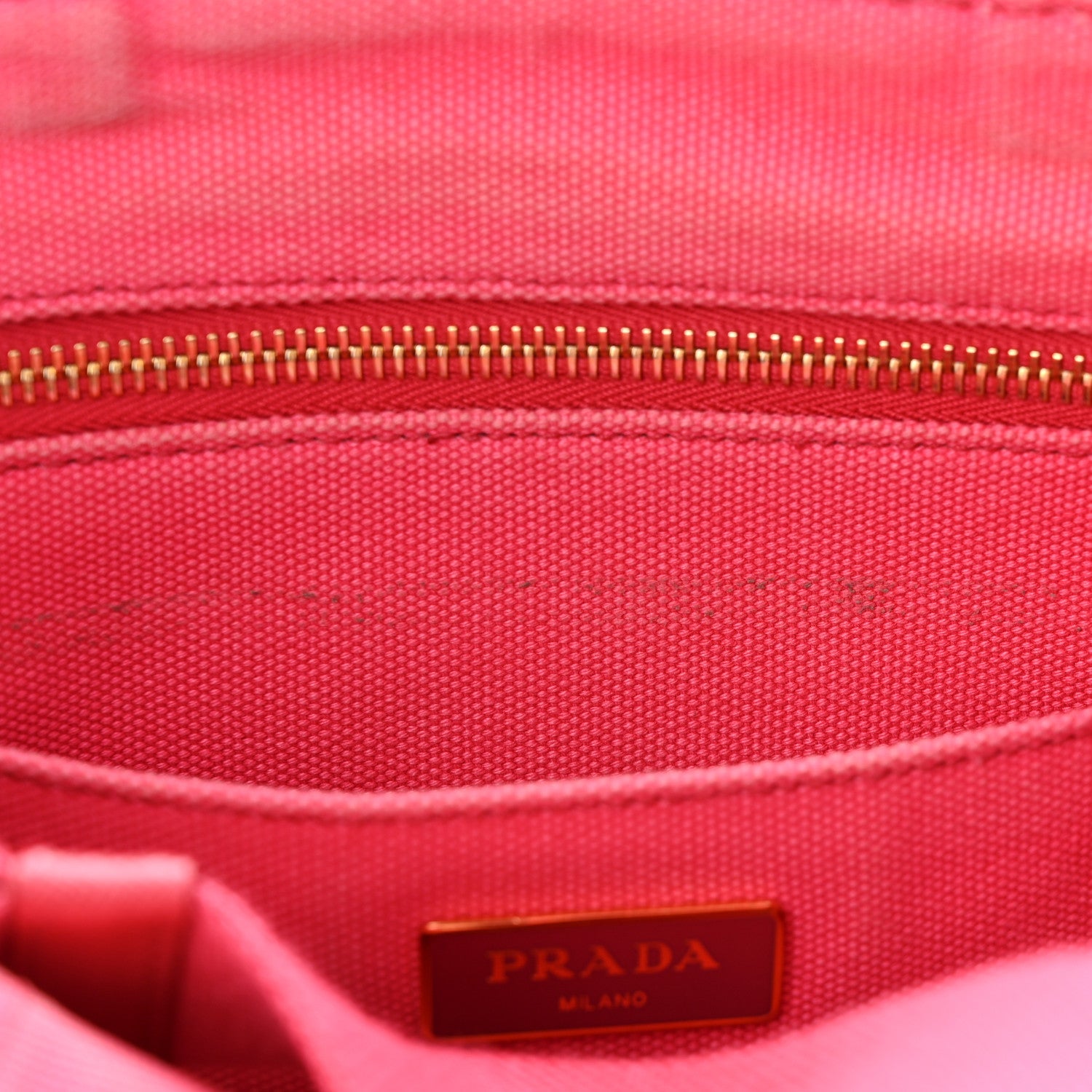 Prada Canapa Small Logo Tote Peonia 11 of 12