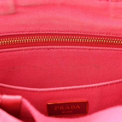 Prada Canapa Small Logo Tote Peonia 11 of 12