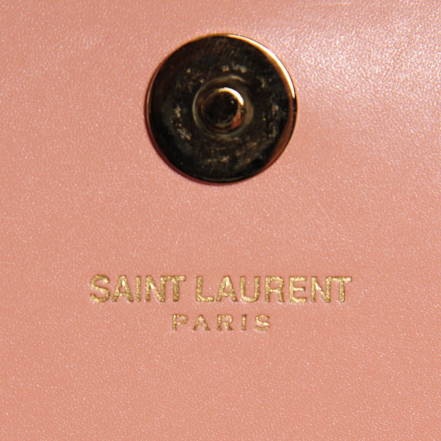 Calfskin Classic Monogram Clutch Glossy Blush