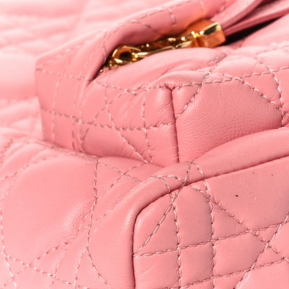 Christian Dior Lambskin Cannage Mini Backpack Peach Blossom 6 of 7