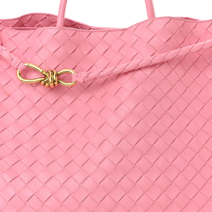 Bottega Veneta Nappa Intrecciato Large Andiamo Shoulder Bag Ribbon 6 of 10