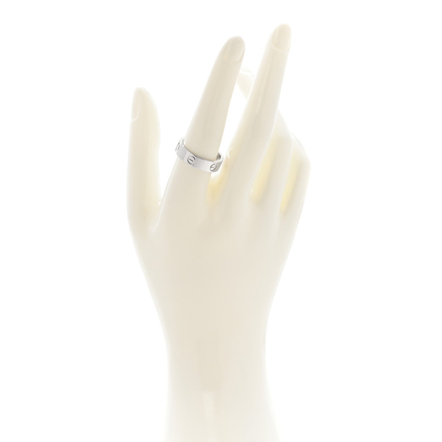 Platinum 5.5mm LOVE Ring 59 8.75
