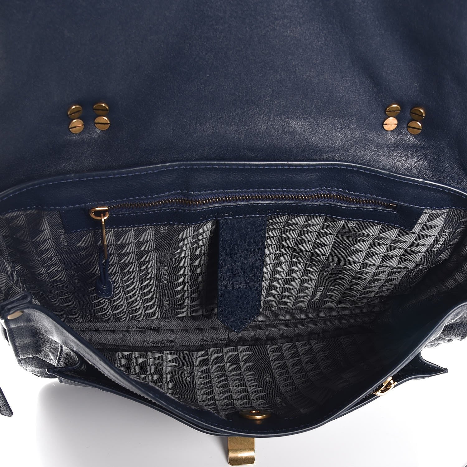 Proenza Schouler Lambskin Medium PS1 Satchel Midnight 5 of 8