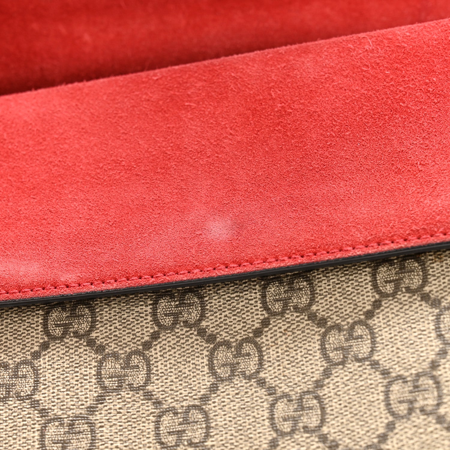 Gucci GG Supreme Monogram Small Dionysus Shoulder Bag Red 13 of 13