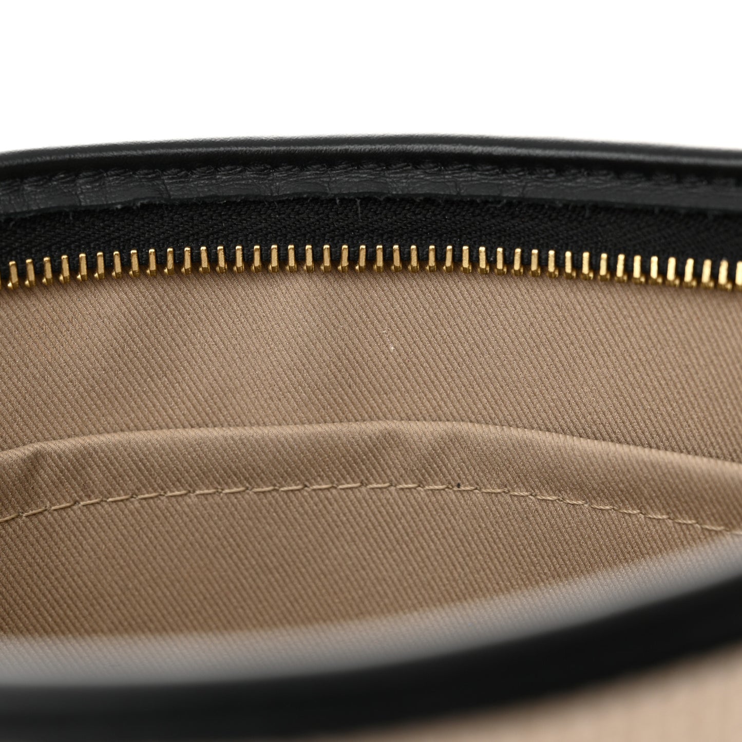 Raffia Calfskin Monogram Toiletry Pouch On Chain Beige Black