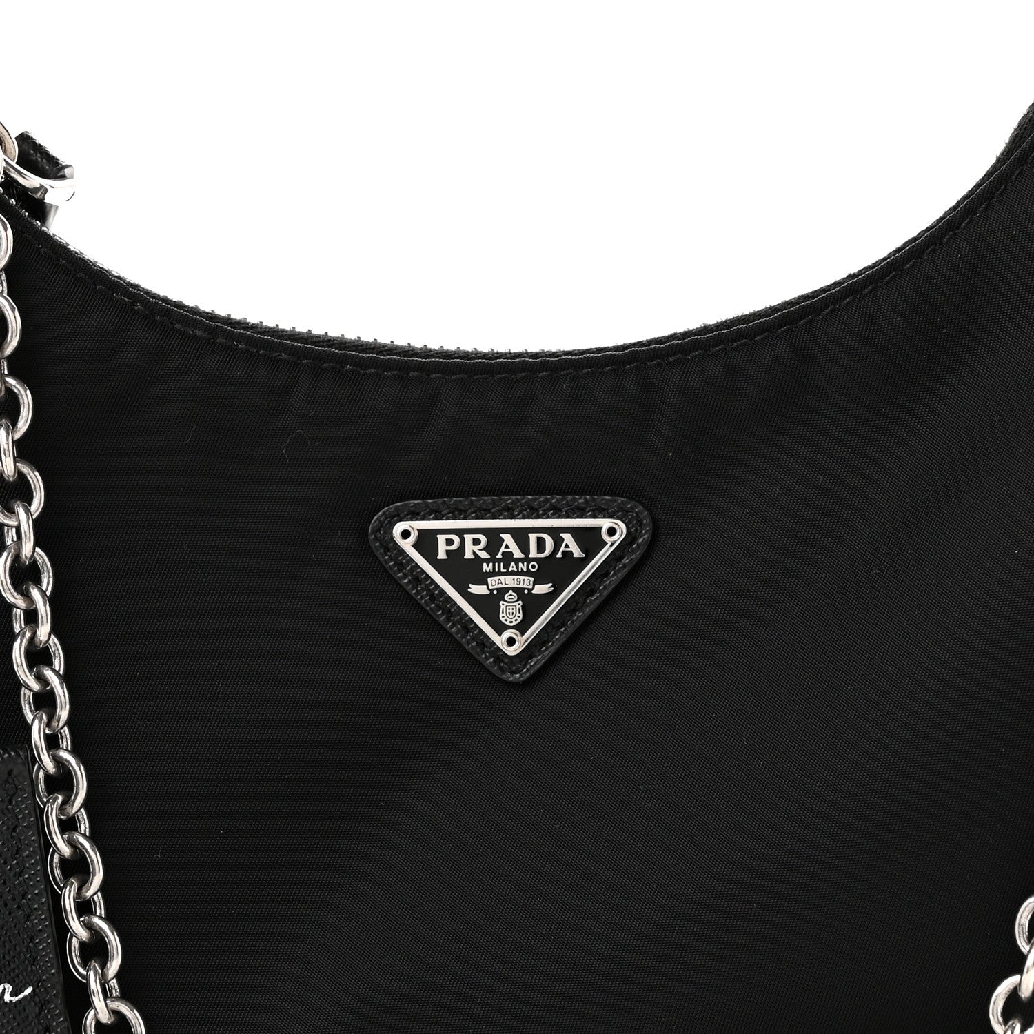 Prada Nylon Re-Edition 2005 Shoulder Bag Black 9 of 11