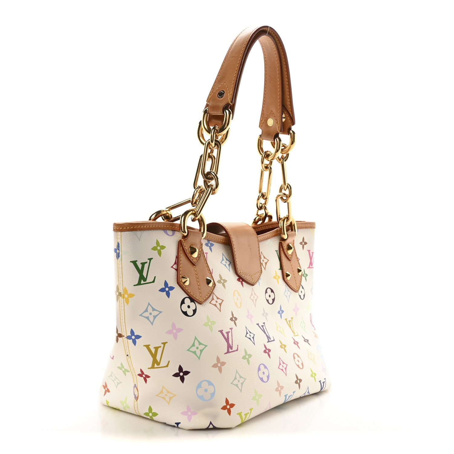 Louis Vuitton Monogram Multicolor Annie MM White 3 of 10