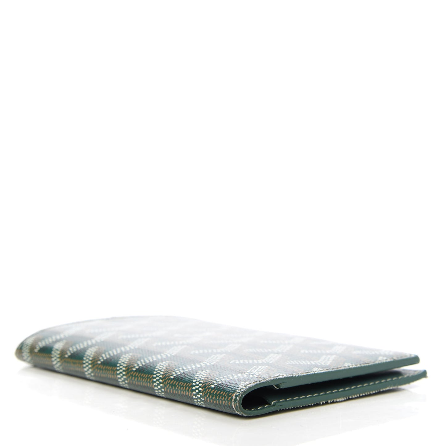 Goyardine Passport Wallet Green