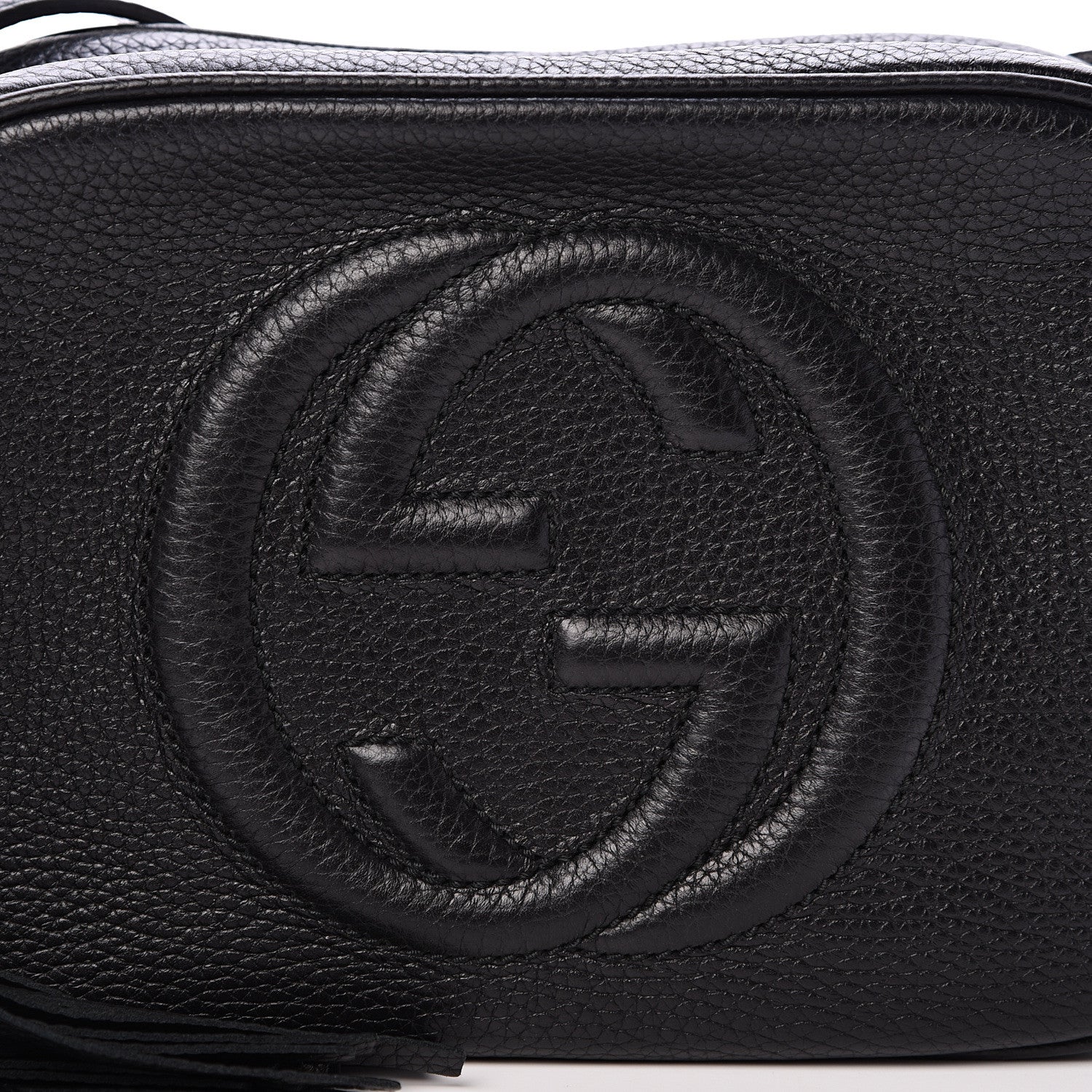Gucci Pebbled Calfskin Small Soho Disco Bag Black 7 of 10