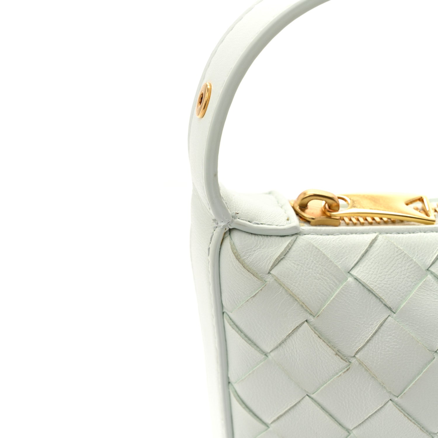 Bottega Veneta Calfskin Nappa Intrecciato Mini Wallace Glacier Muse 12 of 13