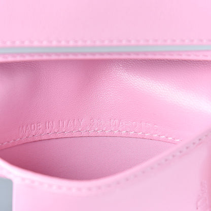 Christian Dior Lambskin Cannage Bi-Color Small Lady Dior Flap Card Holder Black Pink 7 of 7