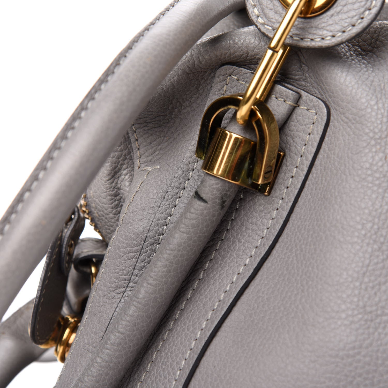 Chloe Calfskin Medium Paraty Grey 12 of 13