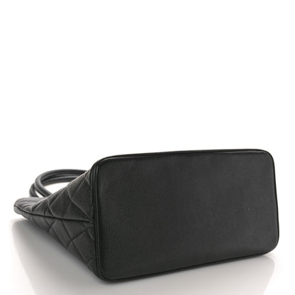 Chanel Caviar Quilted Medallion Tote Black 4 of 10