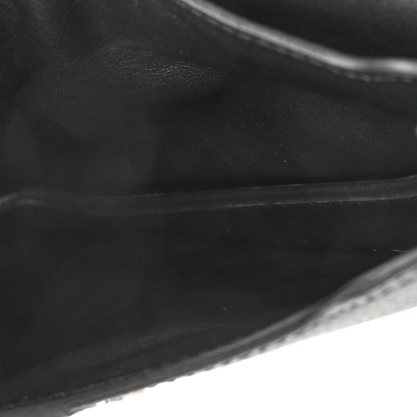 Grained Calfskin Saddle Pouch Belt Bag Black