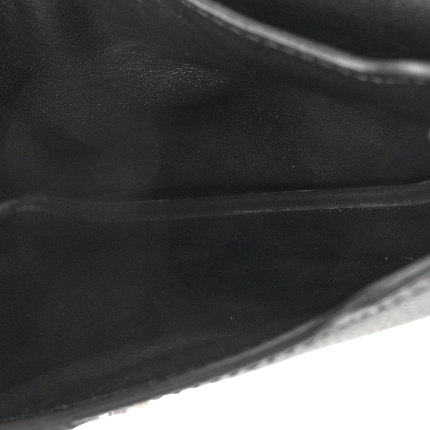 Christian Dior Grained Calfskin Saddle Pouch Belt Bag Black 5 of 11