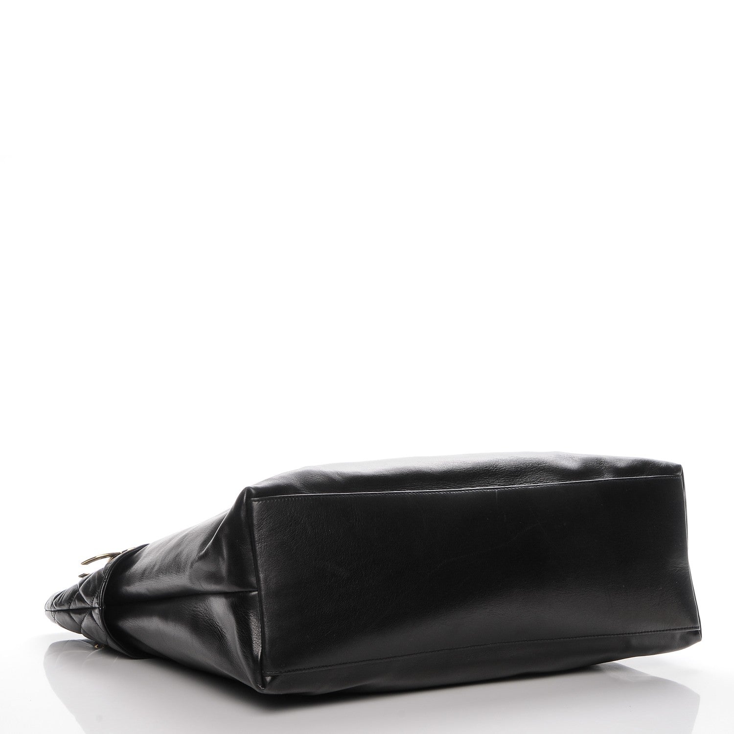Chanel Calfskin Quilted Large Shoulder Bag Black 4 of 8