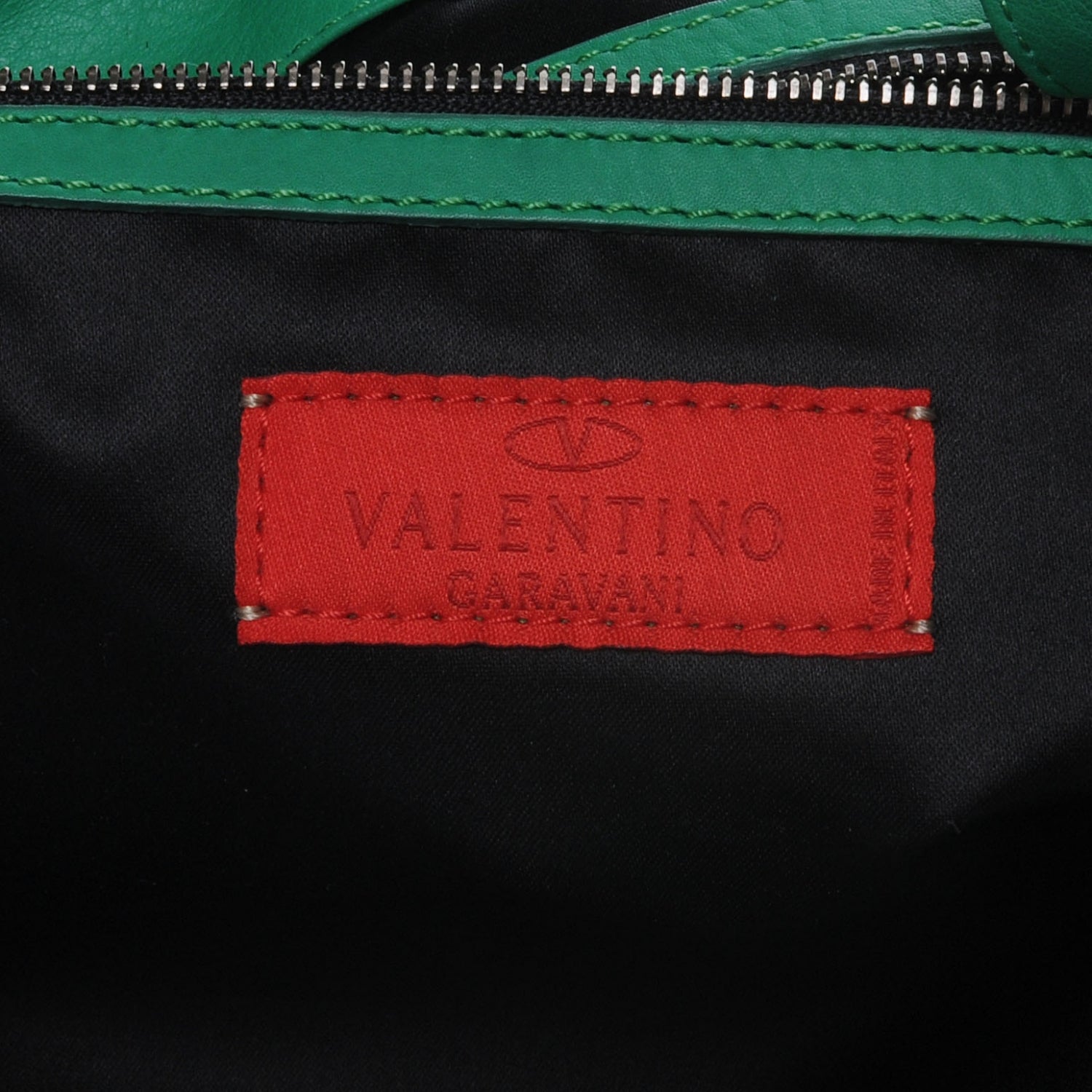 Valentino Garavani Python Large Nuage Bow Hobo Emerald 5 of 5