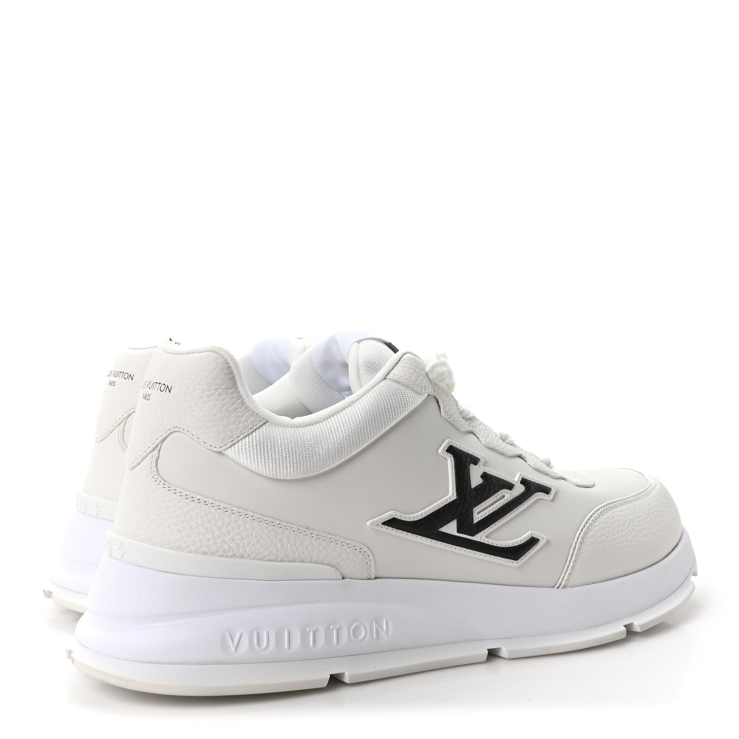 Louis Vuitton Calfskin Mens LV Classic Sneakers 9.5 White 5 of 9