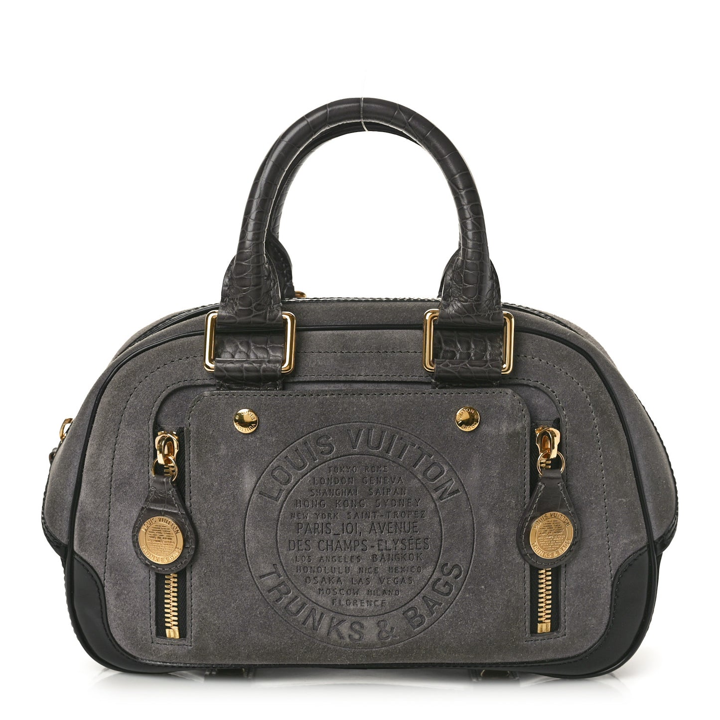 Havane Stamped Trunk Bowler PM Gray