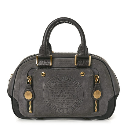 Louis Vuitton Havane Stamped Trunk Bowler PM Gray 1 of 9