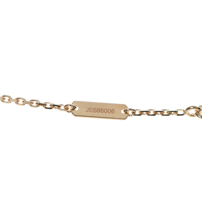 Van Cleef & Arpels 18K Rose Gold Diamond Black Onyx Vintage Alhambra Pendant Necklace 6 of 6