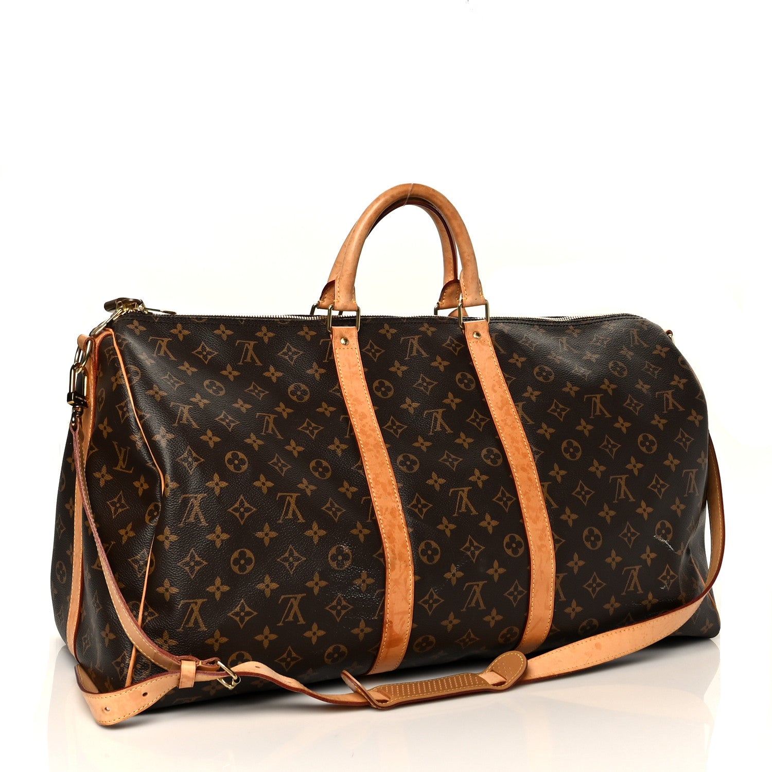 Louis Vuitton Monogram Keepall Bandouliere 55 3 of 21