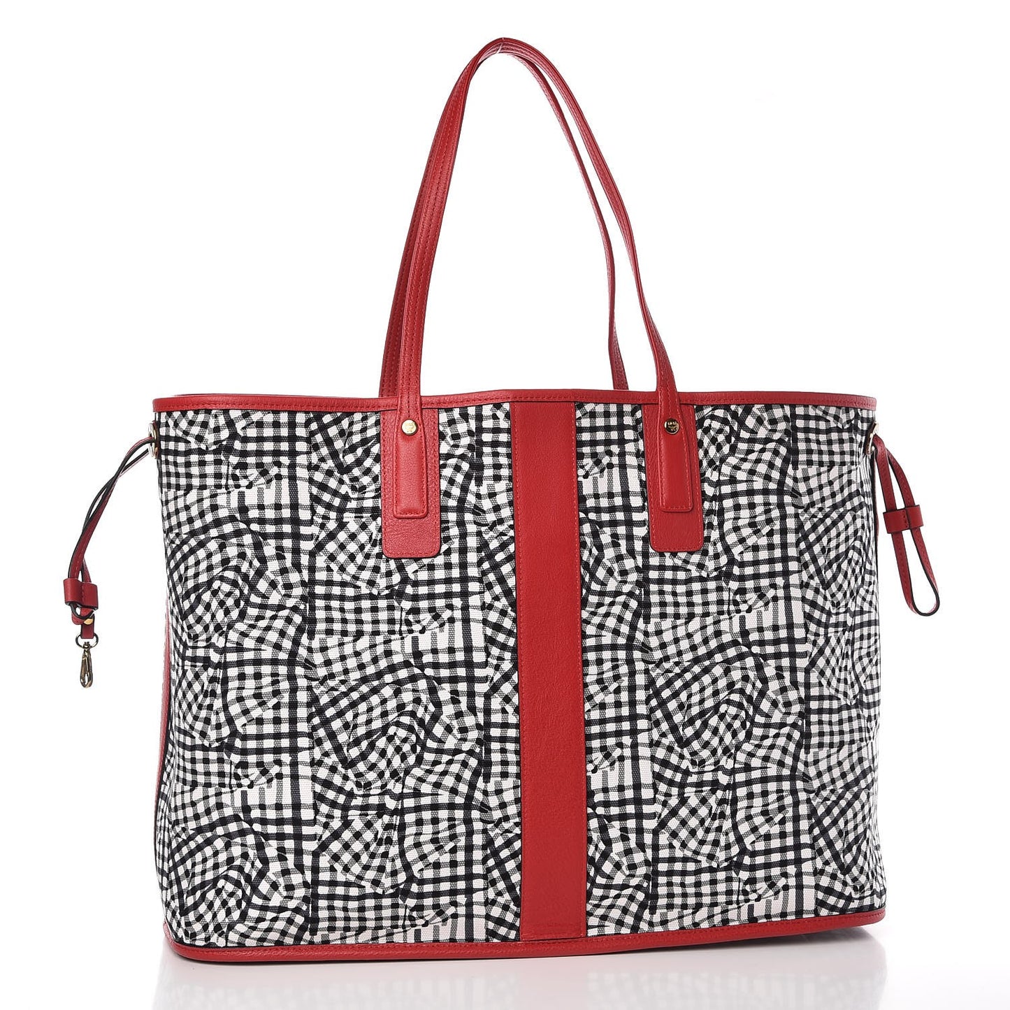 Visetos Large Liz Reversible Shopper Tote Ruby Red