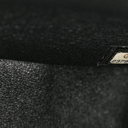 Chanel Crumpled Calfskin Quilted Jumbo Double Flap So Black 7 of 11