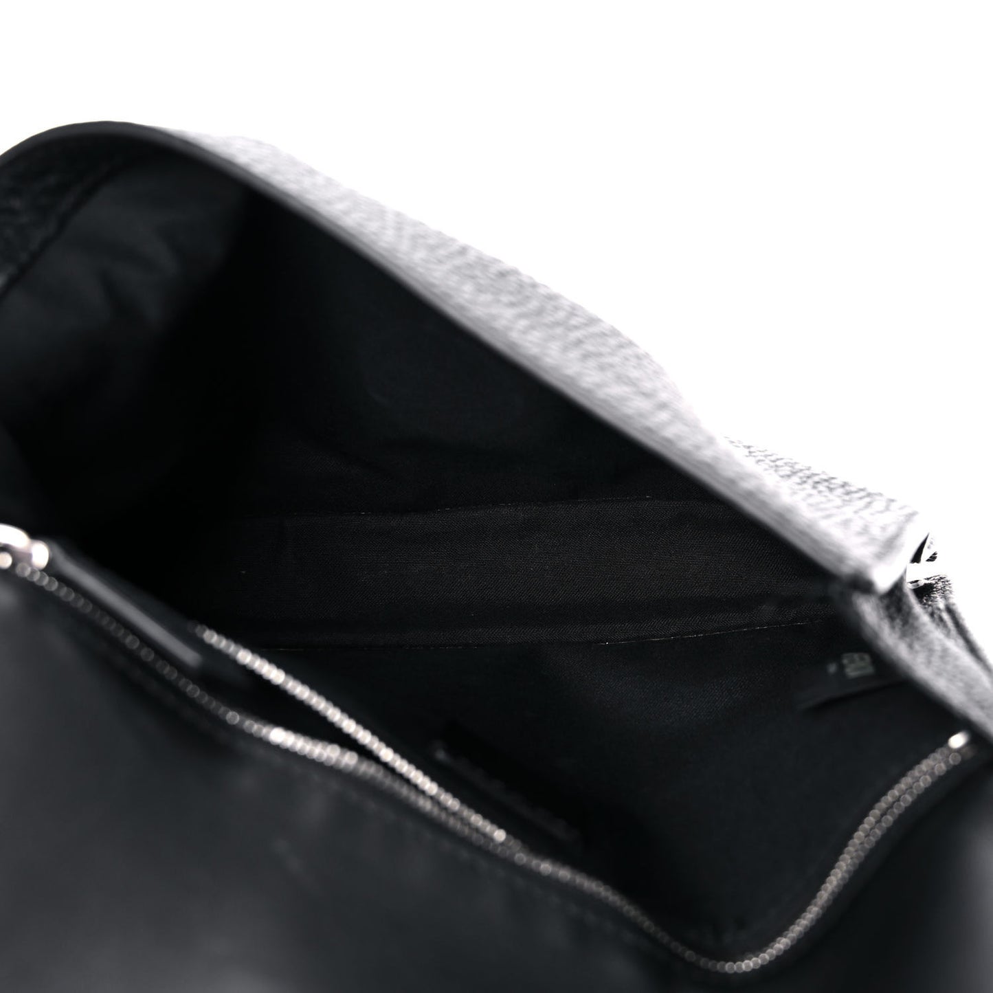 Cuoio Romano Selleria Medium Flat Baguette Black