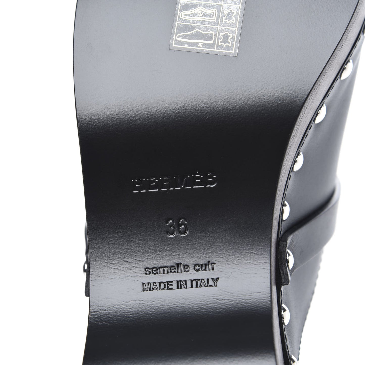 Calfskin Carlotta Mules 36 Black
