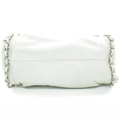 Chanel Lambskin Sharpei Large Bag Light Green Mint 5 of 10