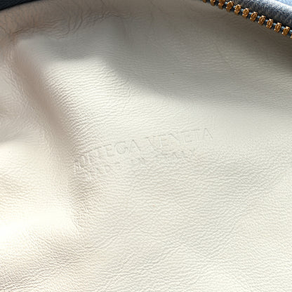 Bottega Veneta Nappa Denim Effect Intrecciato Teen Jodie Hobo Denim 6 of 9