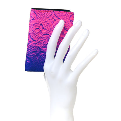 Louis Vuitton Taurillon Illusion Pocket Organizer Bleu Rose 2 of 8