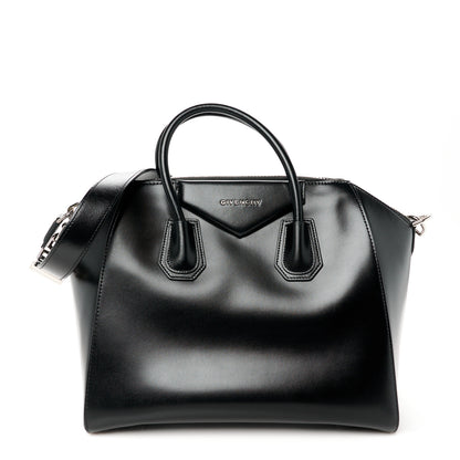 Givenchy Shiny Lord Calfskin Medium Antigona Black 1 of 11