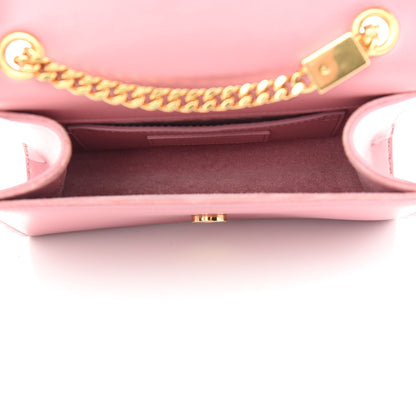 Saint Laurent Smooth Calfskin Small Classic Monogram Kate Tassel Satchel Rose Dark 5 of 8