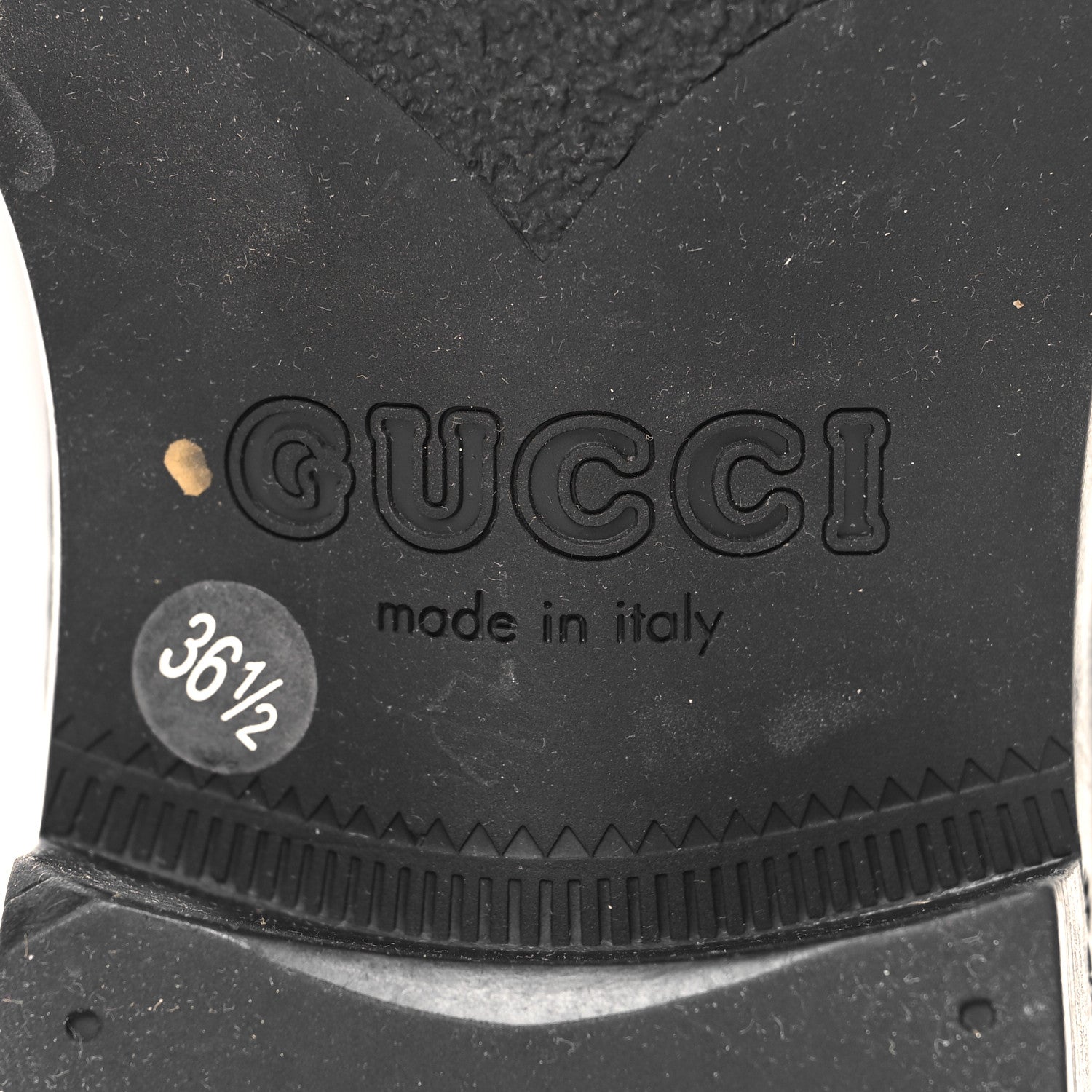 Gucci Spice Lux Nappa Samoa Interlocking G Loafers 36.5 Black 8 of 10