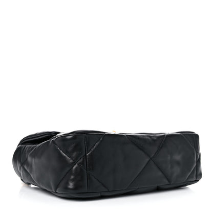 Chanel Lambskin Quilted Medium Chanel 19 Flap Black 4 of 12