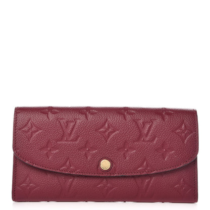 Louis Vuitton Empreinte Emilie Wallet Raisin 1 of 7
