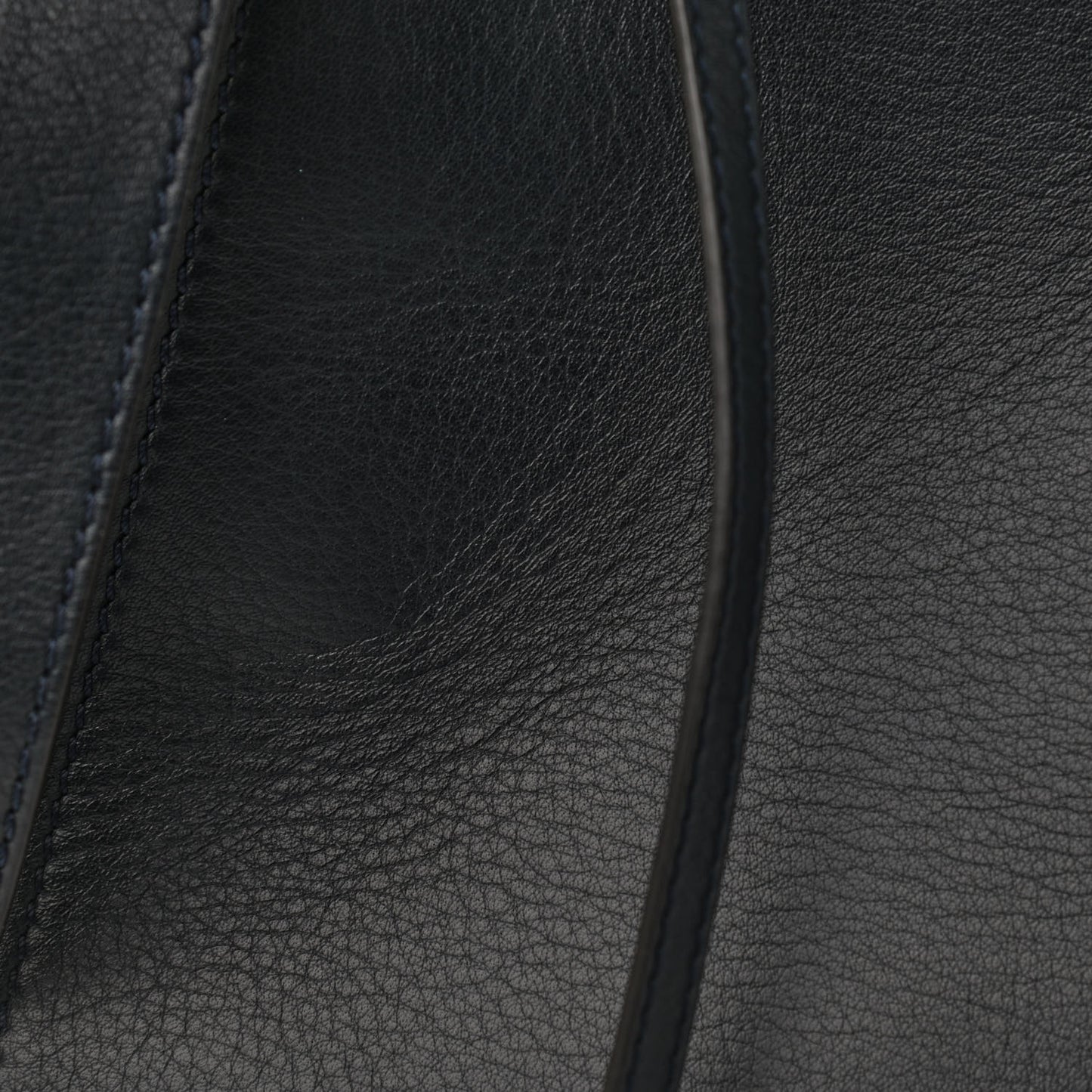 Vitello Dolce Marmol Shiny Nappa Petite 3Jours Tote Blue Notte