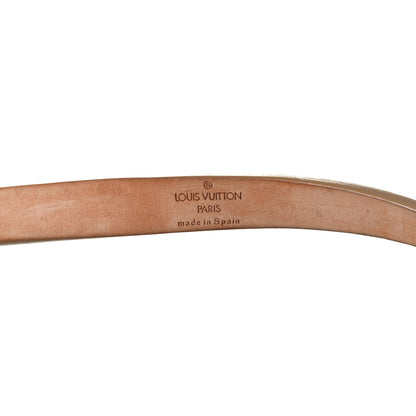 Louis Vuitton Ceinture Belt Gold Buckle 95 Nude 5 of 5