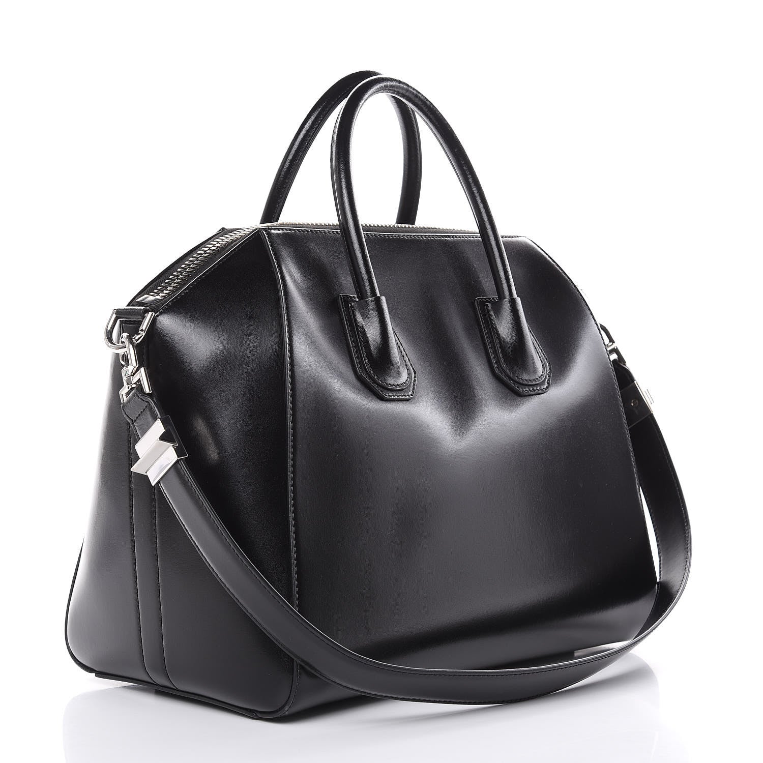 Givenchy Shiny Lord Calfskin Medium Antigona Black 3 of 10