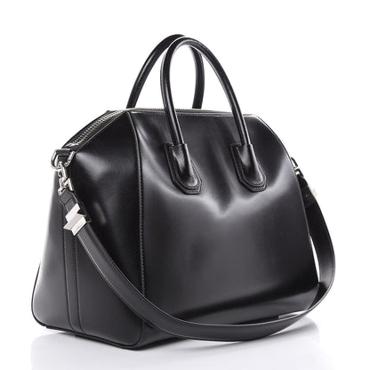 Givenchy Shiny Lord Calfskin Medium Antigona Black 3 of 10