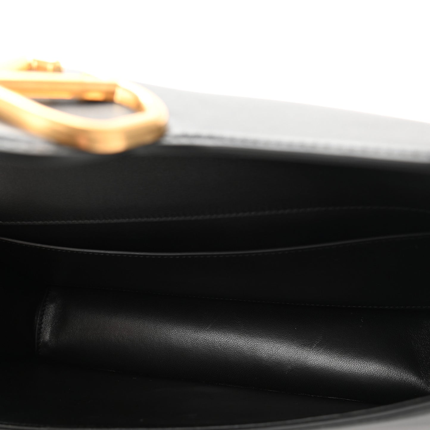 Smooth Calfskin VSling Belt Bag Black